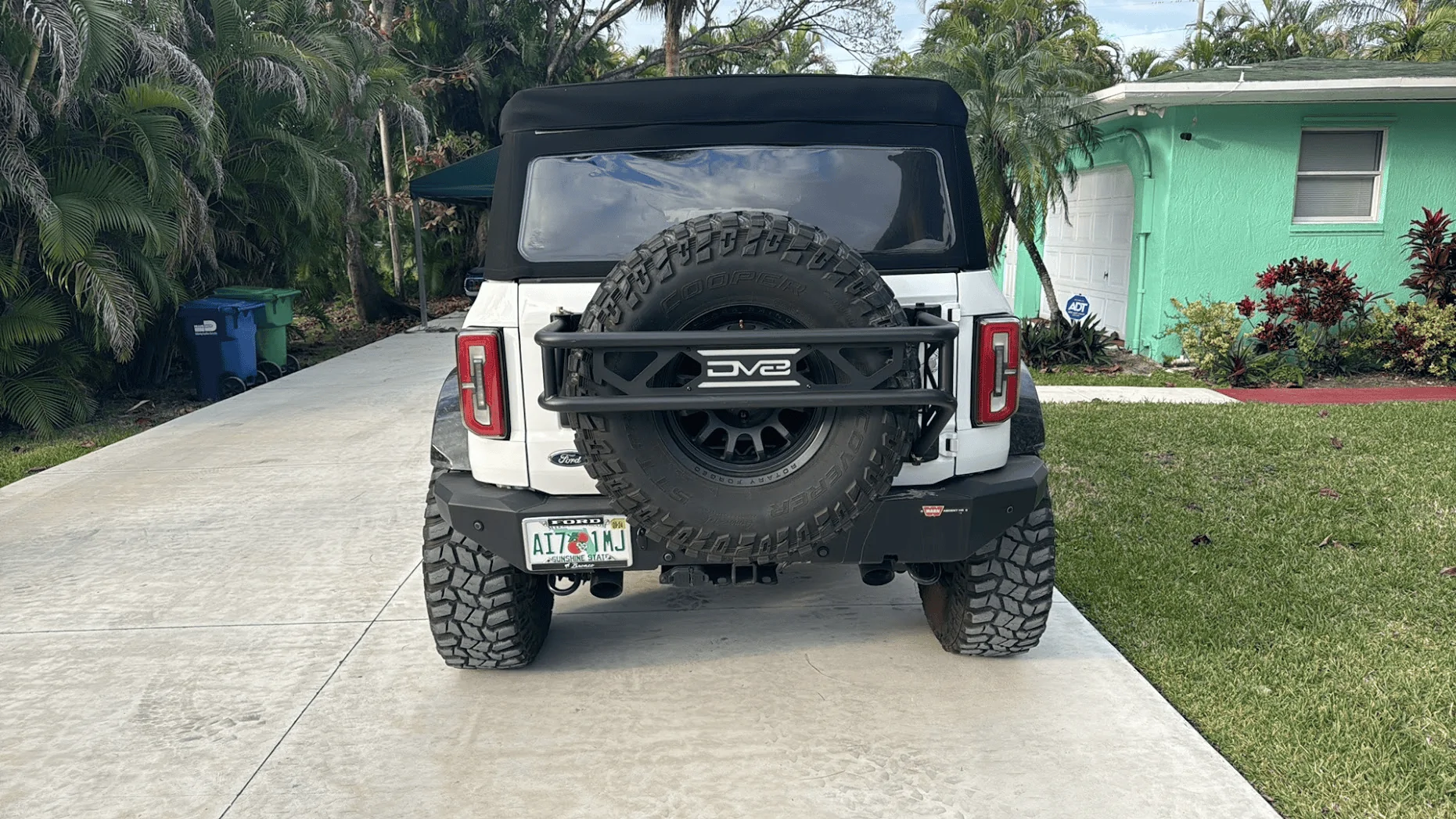 Ford Bronco DV8 Accessory Mount and Spare Tire Guard 1717443008949-5j