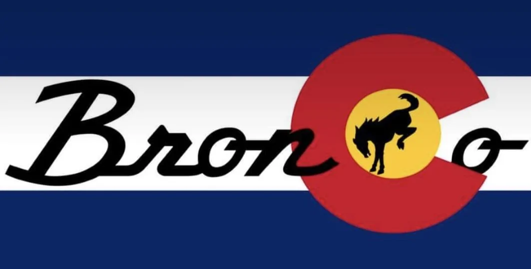 Ford Bronco Bronco Team 2 door. Bronco Flag