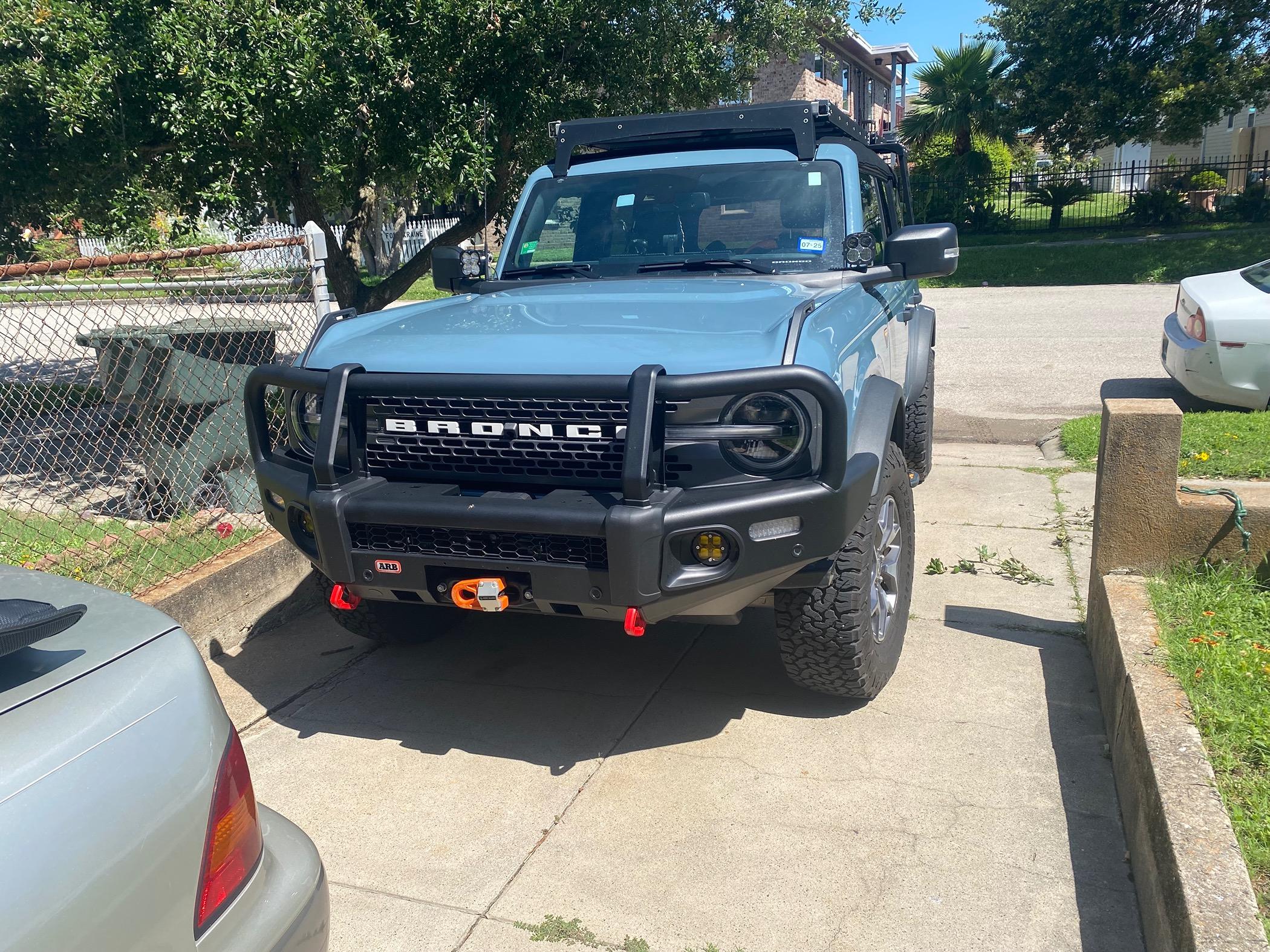 Ford Bronco ARB SUMMIT winch bumper weight IMG_8819