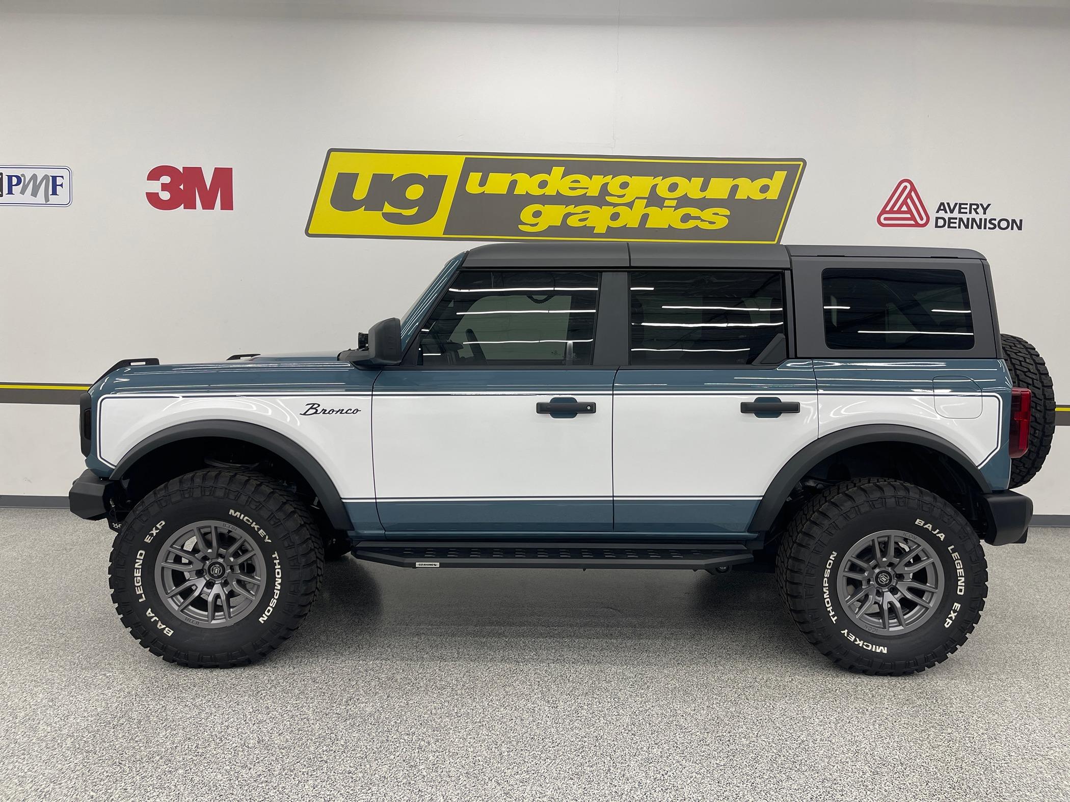 Ford Bronco Throwback Edition: Two-Tone Paint & Stripes, Powder Coated Wheels, Heritage Style Grille IMG_2947.JPG