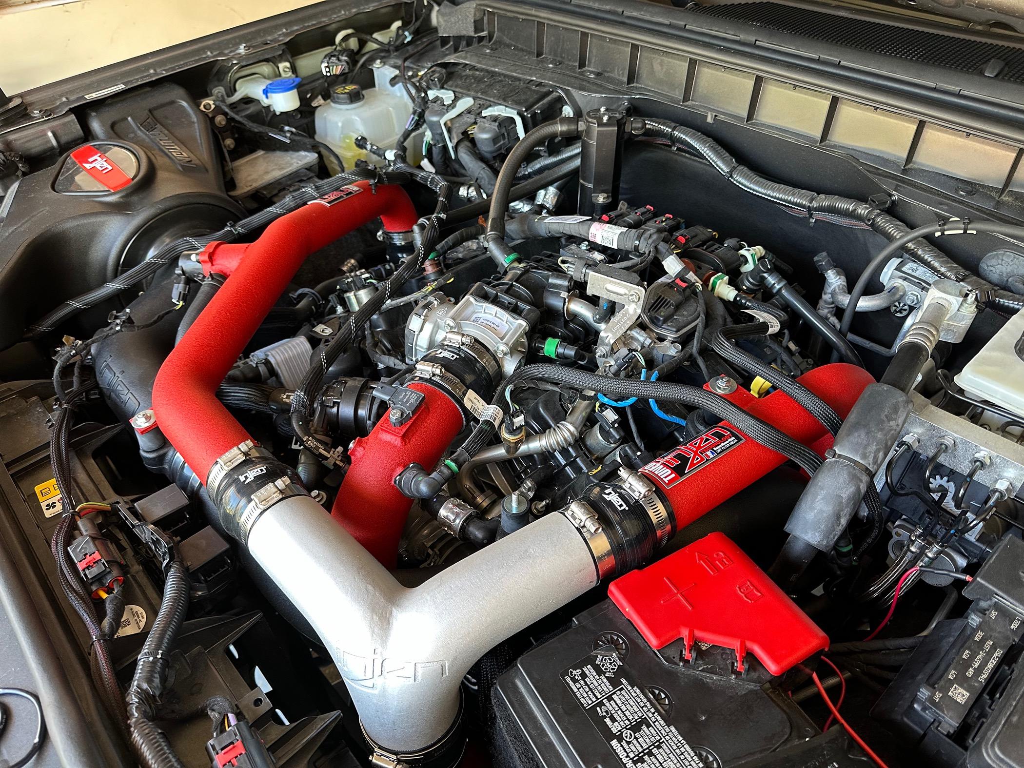 Ford Bronco Injen Intake & Charge Pipe installed on 2.7 Bronco IMG_1655