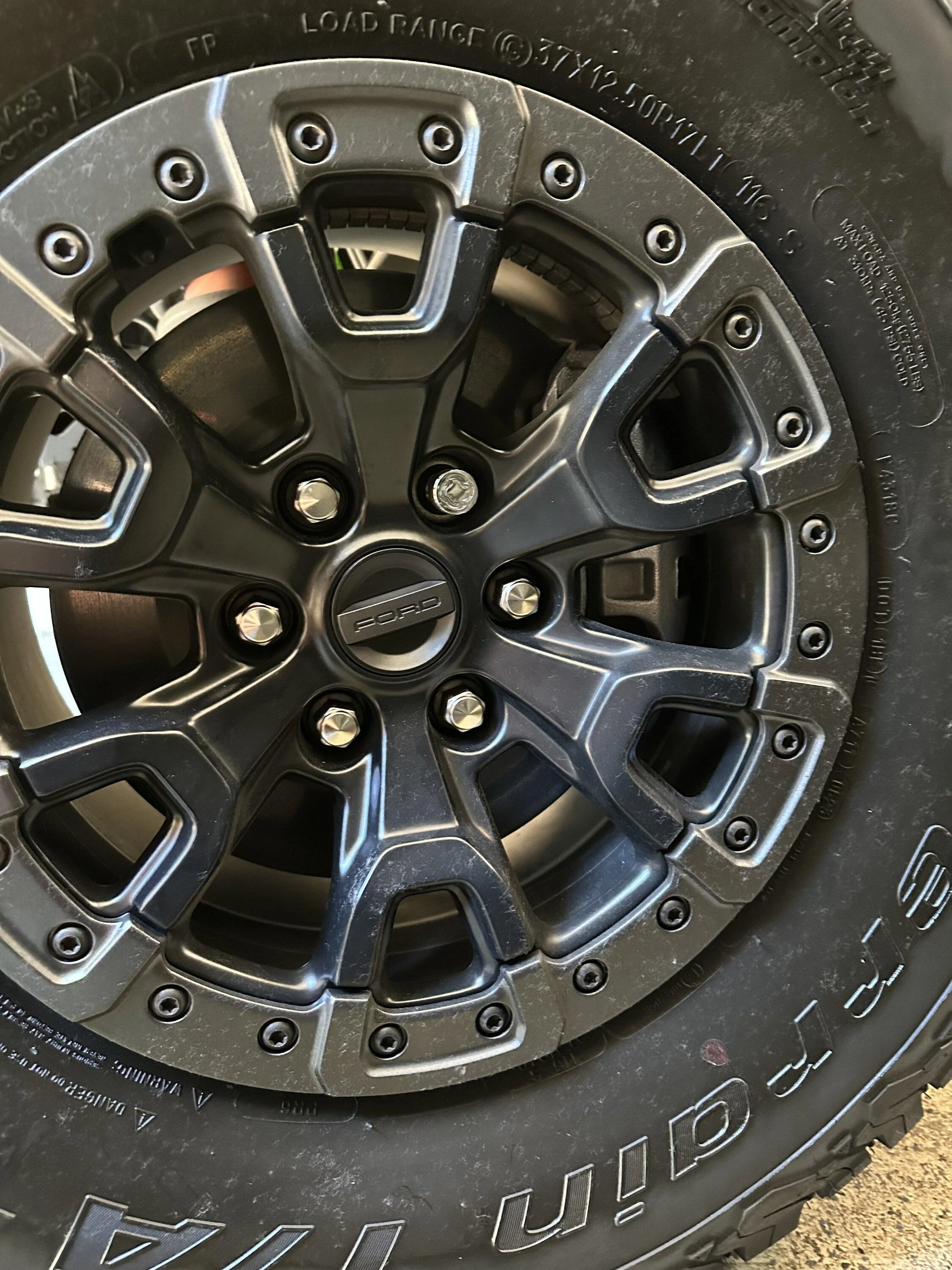 Ford Bronco 5 Bronco Raptor wheels.  SOLD IMG_1249