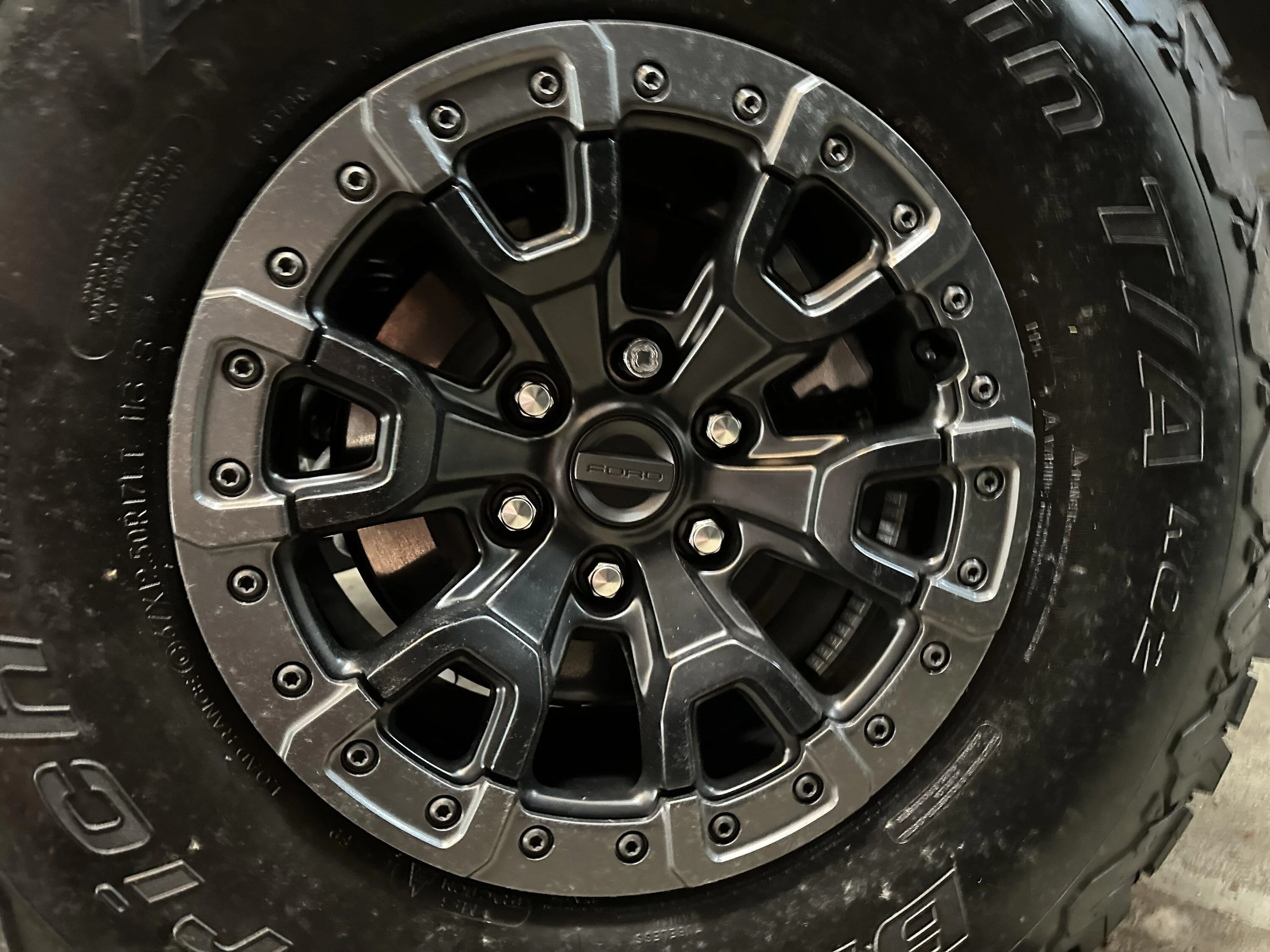 Ford Bronco 5 Bronco Raptor wheels.  SOLD IMG_1251