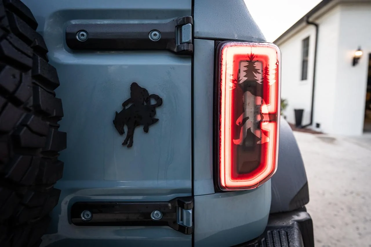 Ford Bronco Buckquatch Acrylic Emblem DSC09188