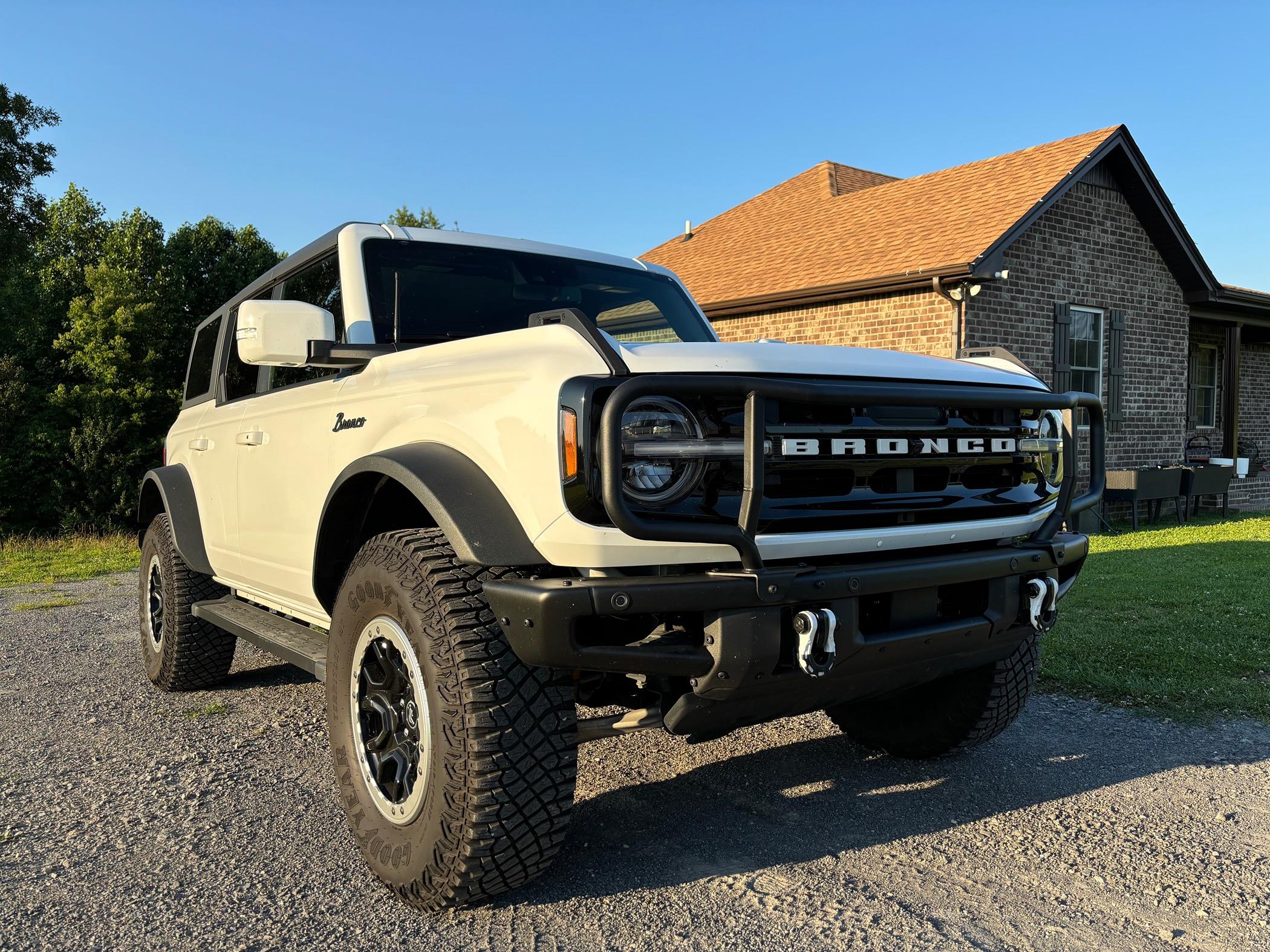 Ford Bronco Turn Offroad Grille Guard installed IMG_7661