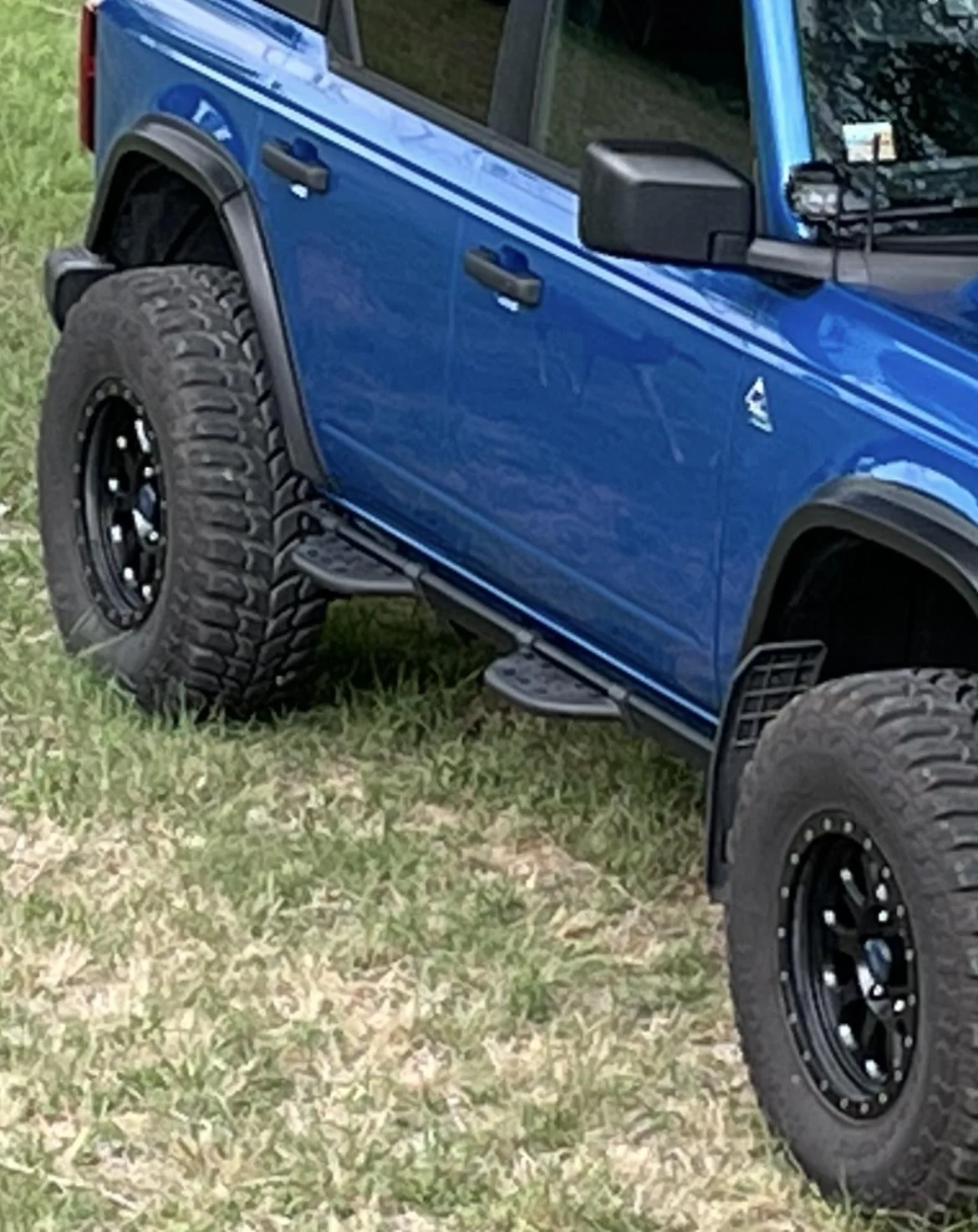 Ford Bronco Step bars with rock rails. IMG_0851