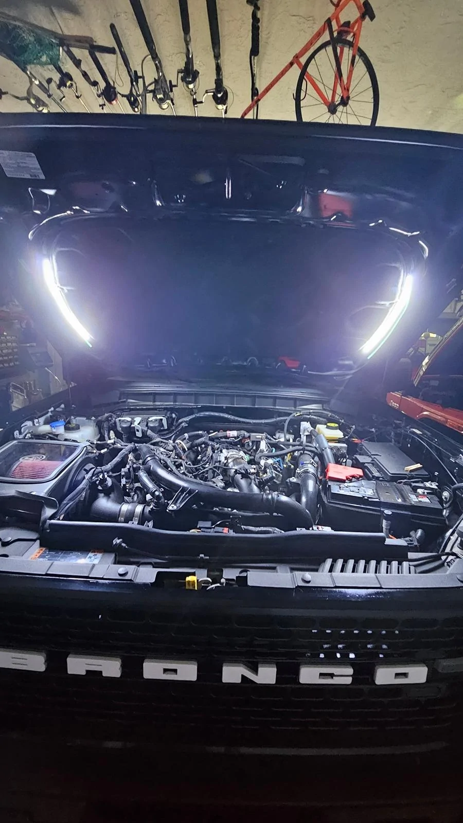 Ford Bronco Engine Bay Light by F150 LEDs 20240615_155223