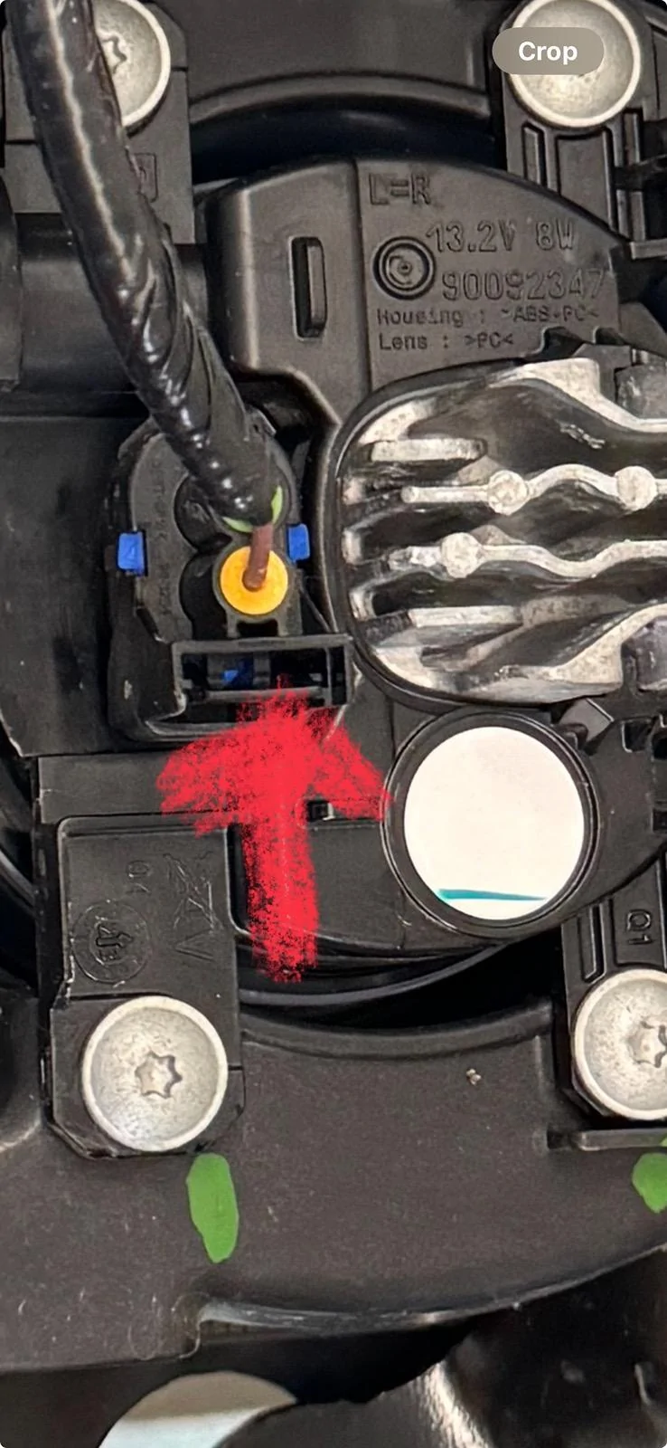 Ford Bronco Disconnecting OEM Fog lights IMG_9657