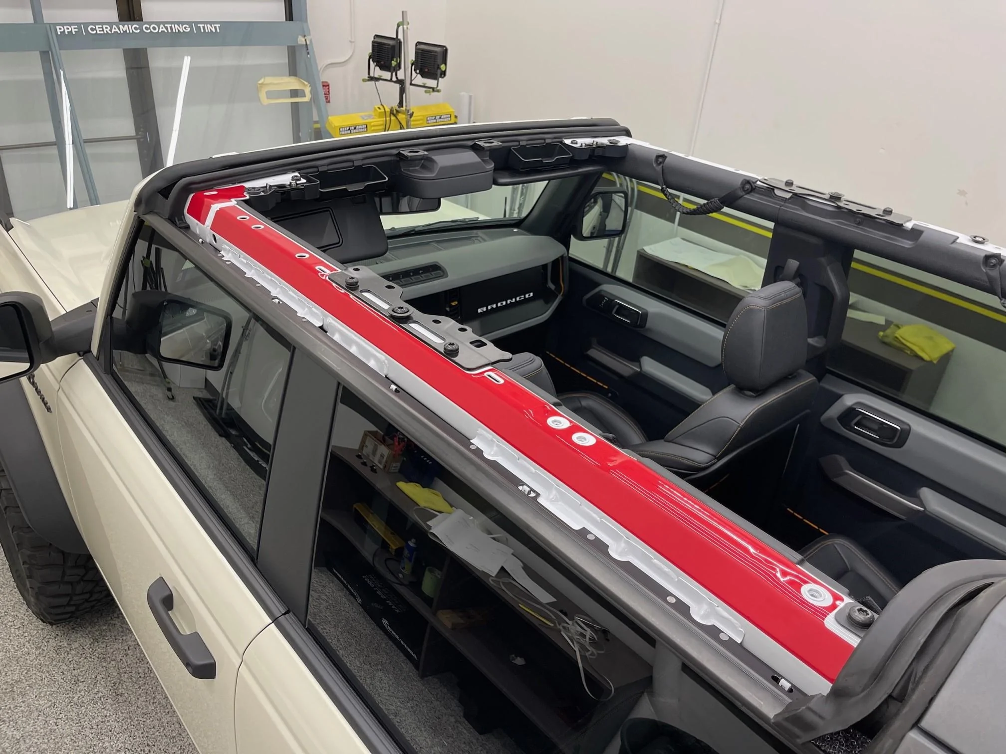 Ford Bronco Bronco PPF Protection Film Pieces - Assortment + 🆕 Add: Bronco Top Rail PPF (4 Door) top rail 02