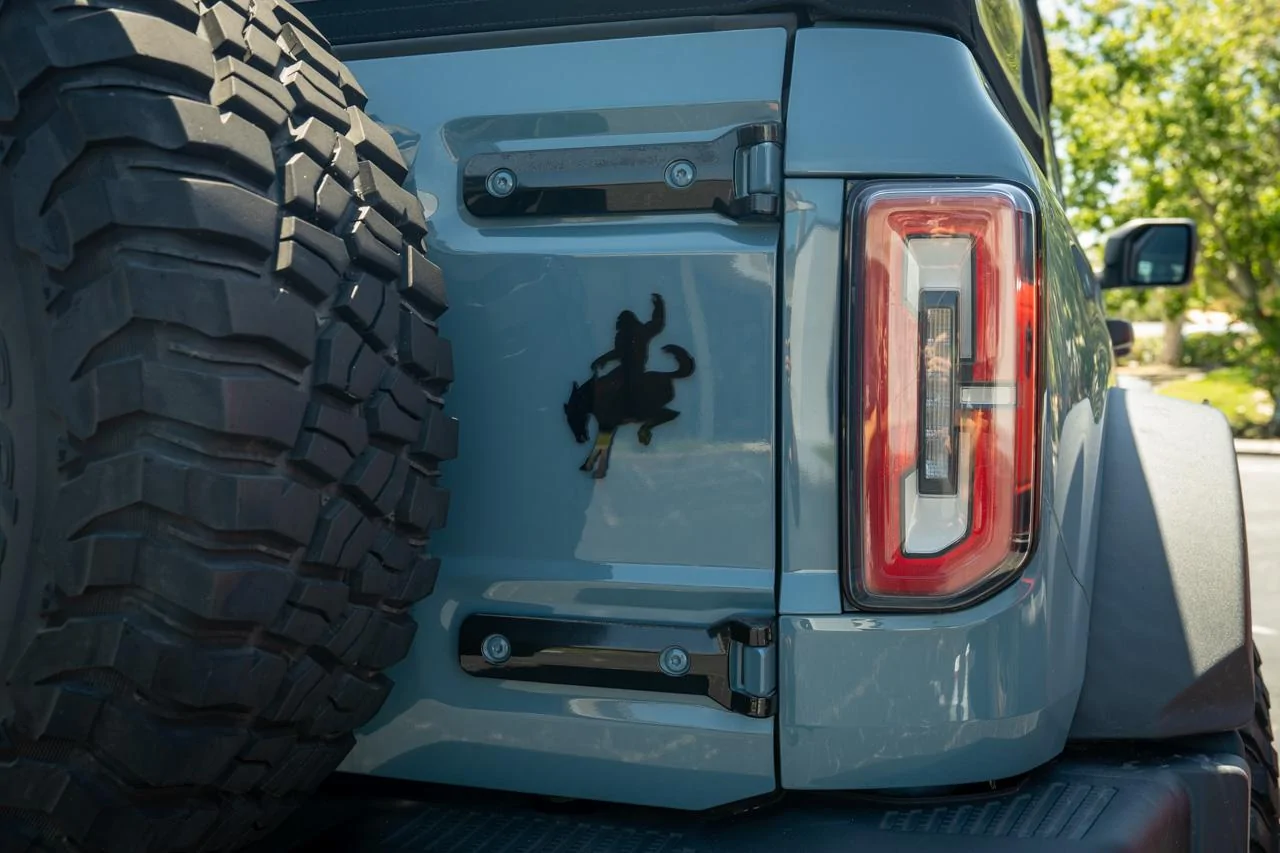 Ford Bronco Buckquatch Acrylic Emblem DSC00128