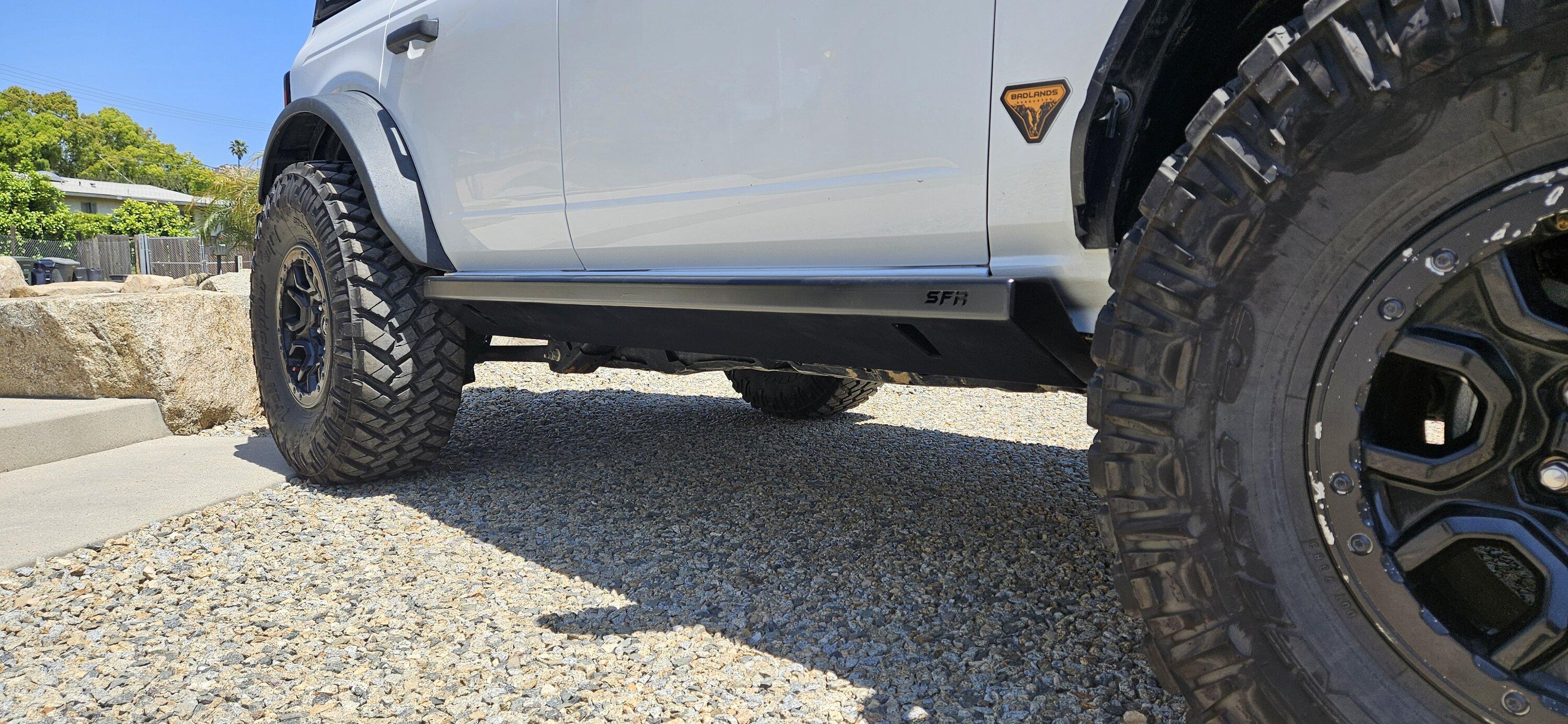 This just in! SFR Rock Sliders now available! | Bronco6G - 2021+ Ford ...