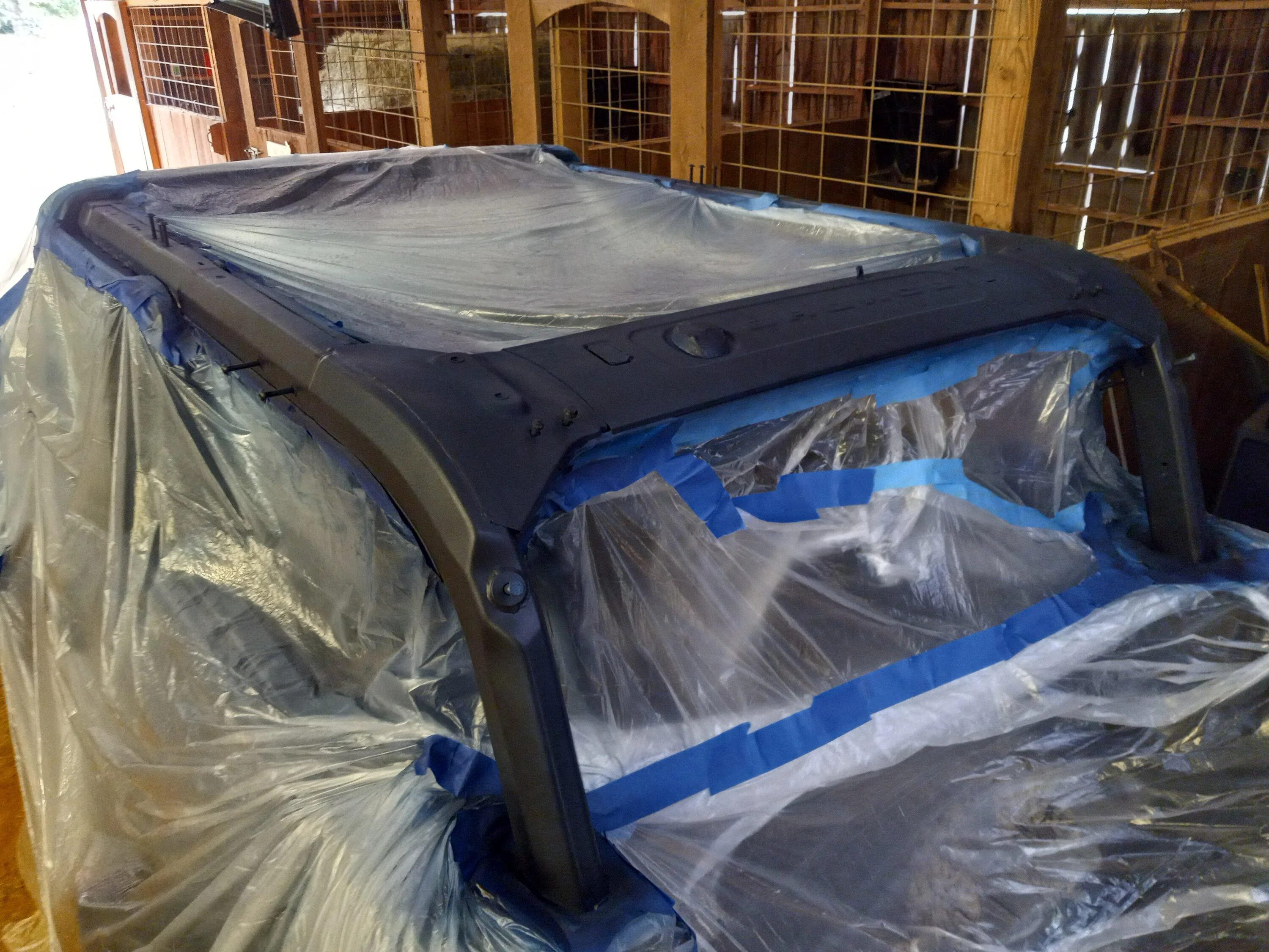 Ford Bronco Plasti Dipped my Roll Bar 20240618_162357