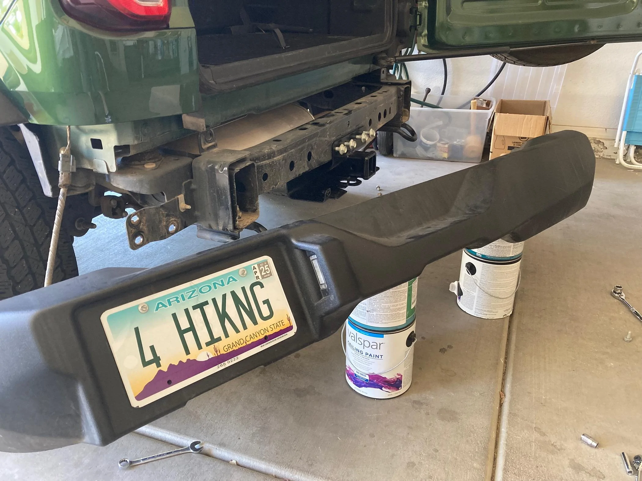 Ford Bronco Big Bend Rear Bumper Removal IMG_9642