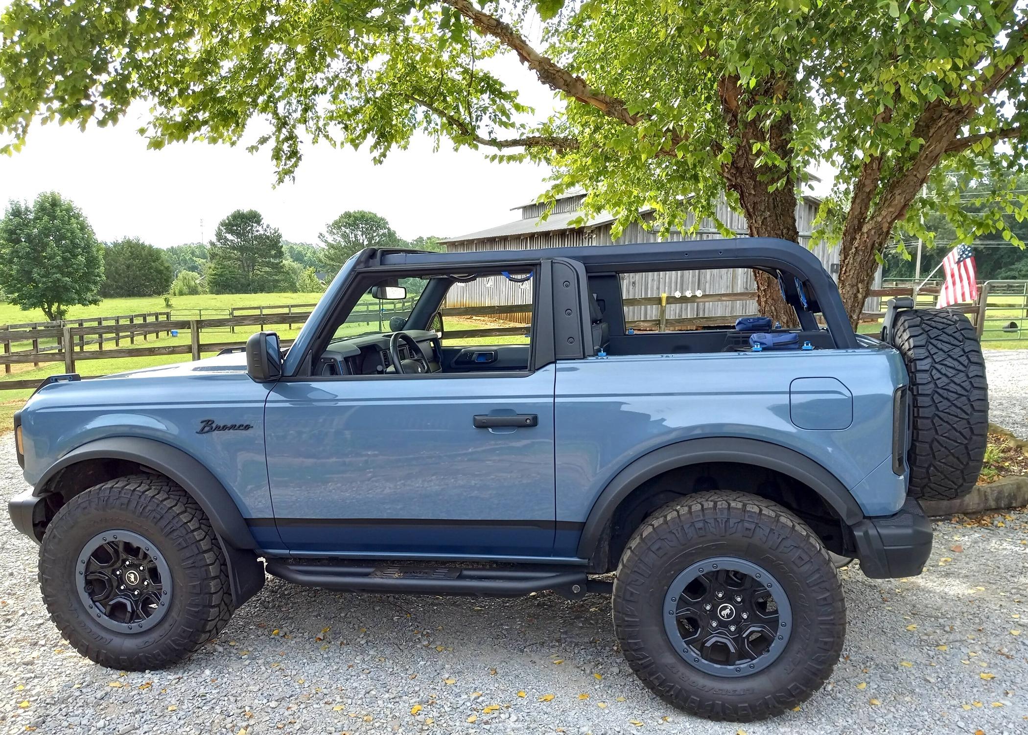 Ford Bronco Plasti Dipped my Roll Bar 20240619_082339
