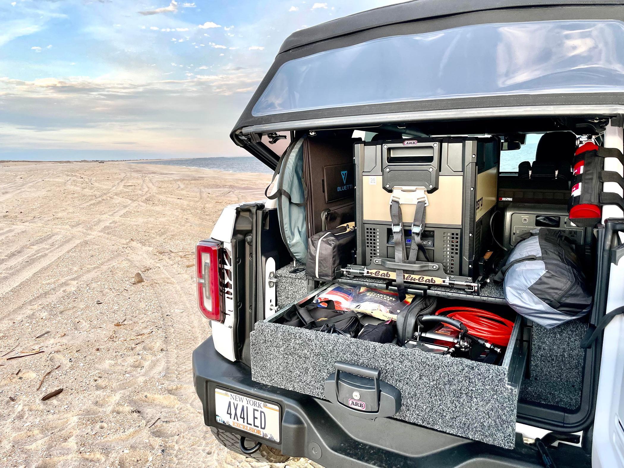 Ford Bronco How is everyone securing or mounting their portable power? ARB13