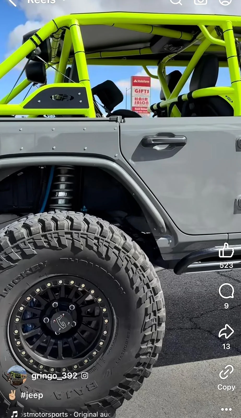 Ford Bronco Plasti Dipped my Roll Bar IMG_0885