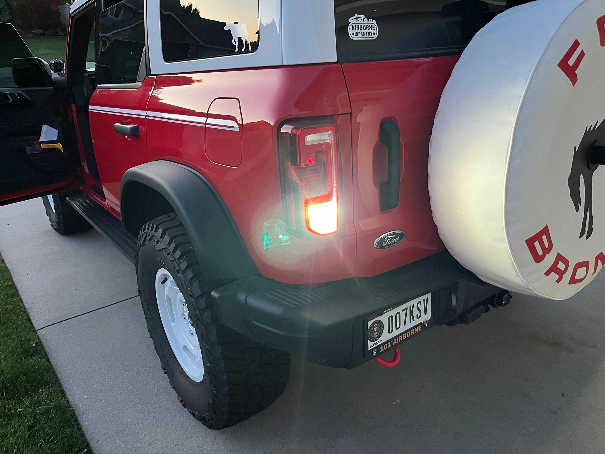 Ford Bronco My Race Red Heritage Edition 2024 Bronco Build & Story IMG_8112