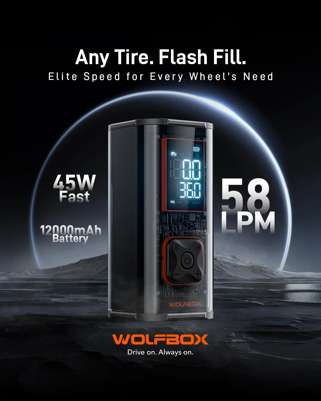 Ford Bronco Meet our MegaFlow24 Pro Portable Tire Inflator! MF24