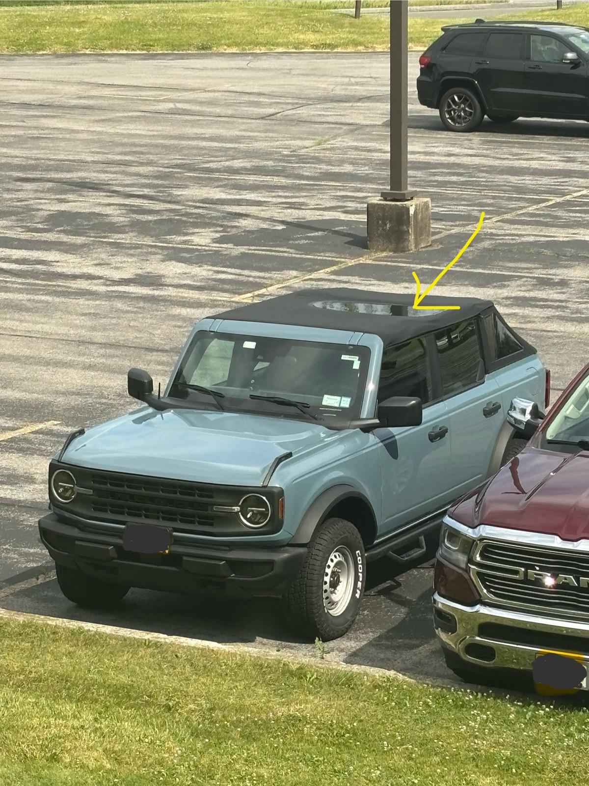 Ford Bronco Rampage Trailview Softtop: Ponding IMG_8053