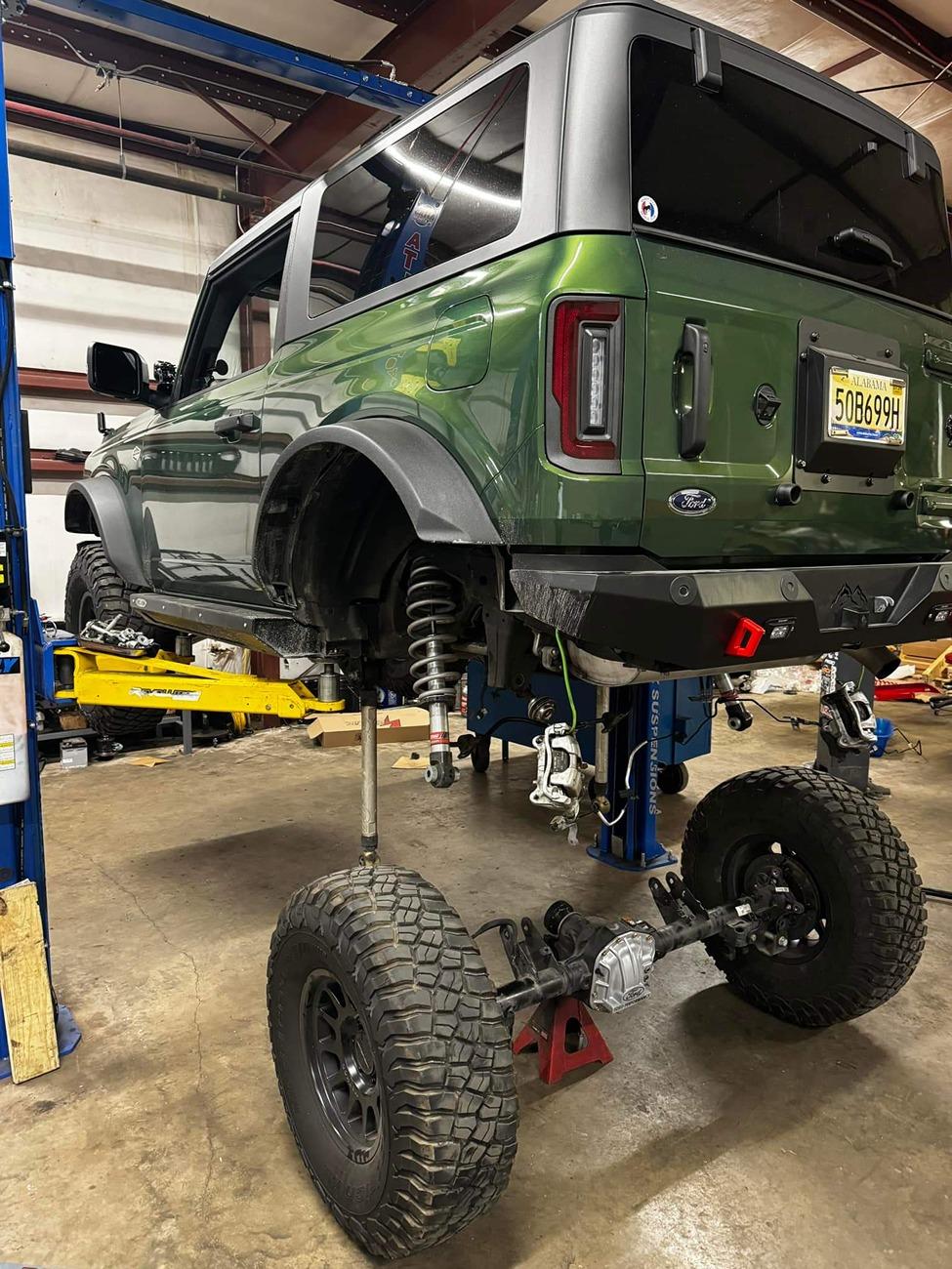 Ford Bronco Look at that droop! Rock Krawler 4-Link Rear Conversion 1000008016
