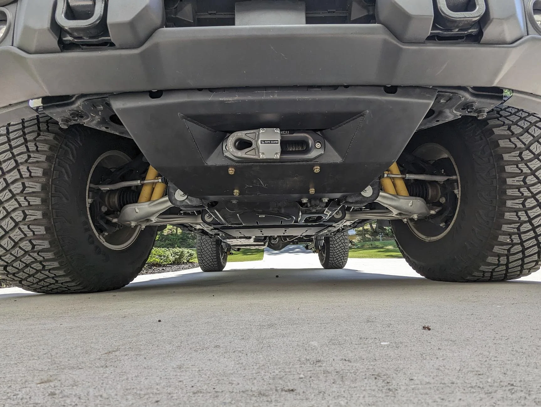 Ford Bronco Winch mount recommendations for mod bumper with LUX package 1719759958127-6s