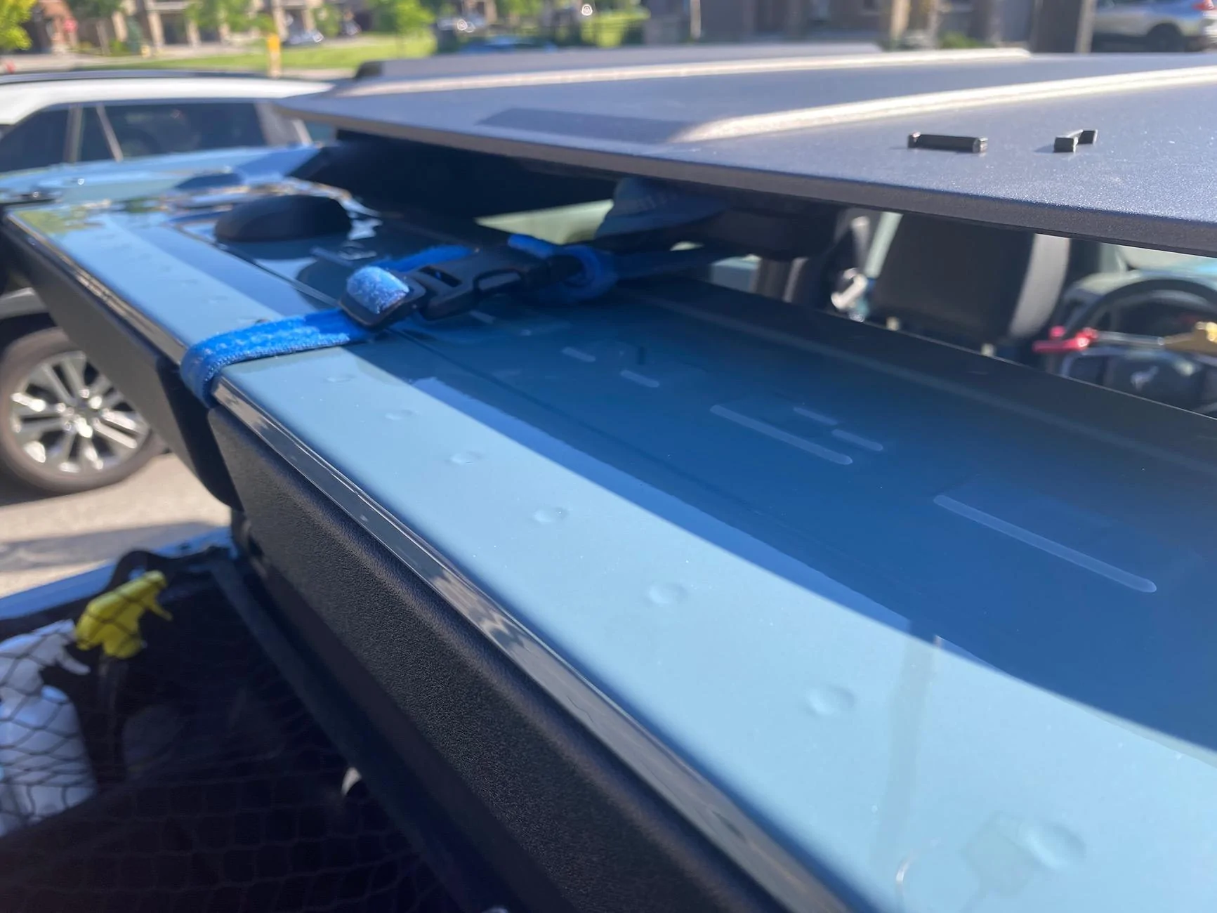 Ford Bronco Drove w/ Front Hard Top Panels Only Strap (middle latch)