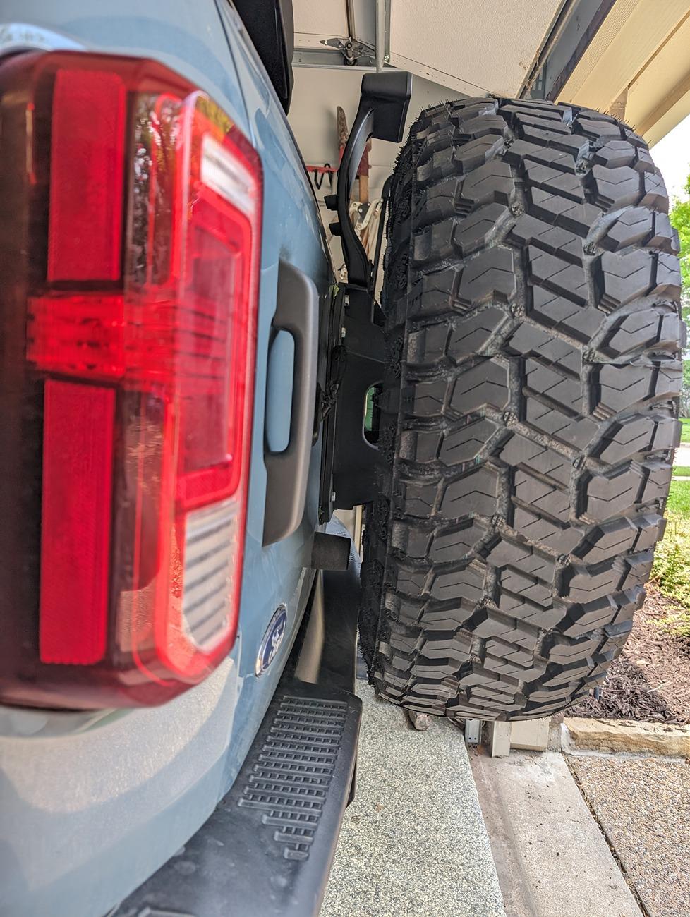 Ford Bronco Interesting Reason for a Body Lift: Clearance For Spare Tire Mount w/ 37's PXL_20240519_171205338.MP