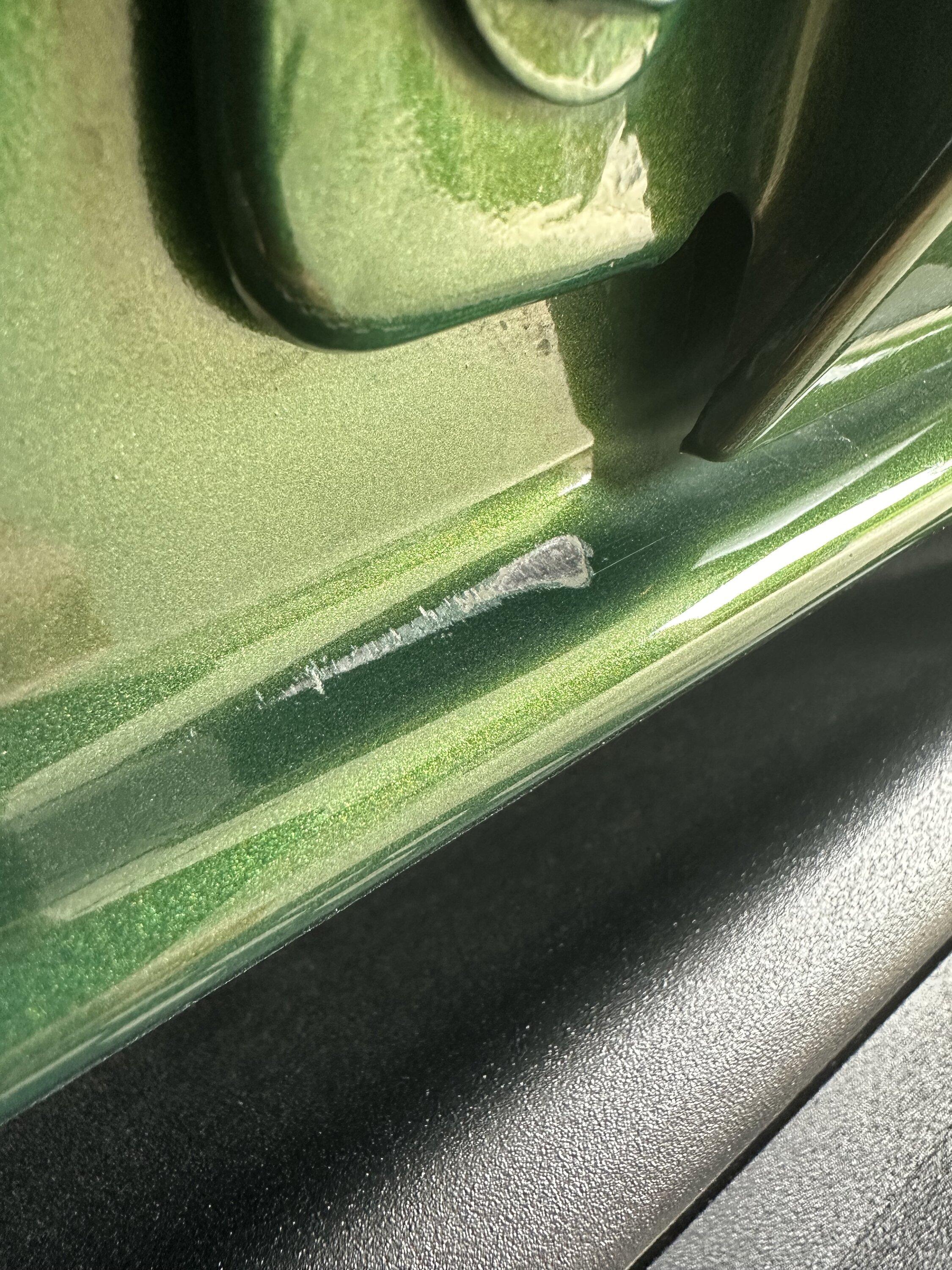 Ford Bronco Driver Door Rubbing on Body Panel IMG_3966