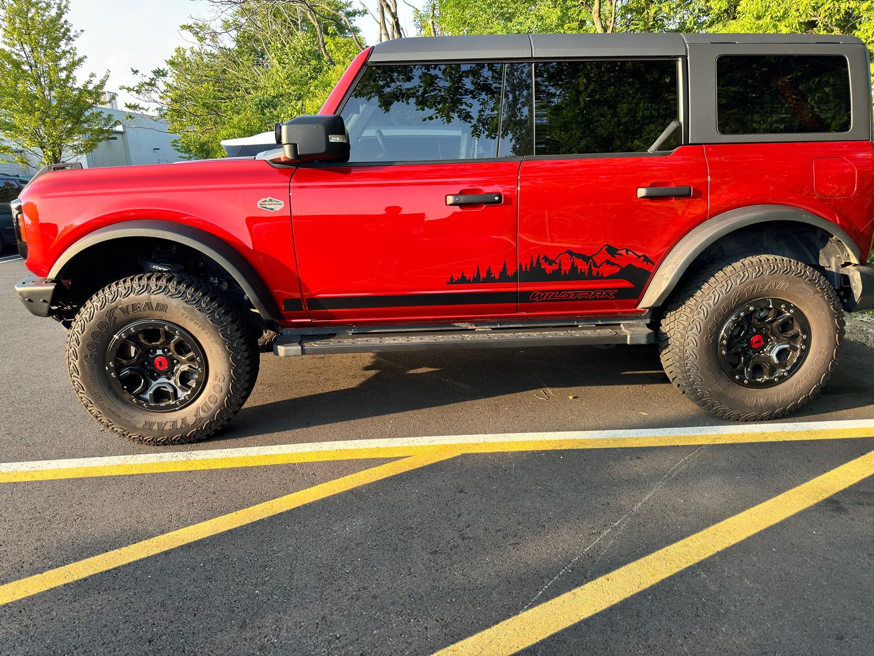 Ford Bronco Home made custom wheel center caps IMG_2058_Original