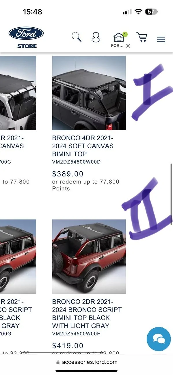 Ford Bronco Bikini - Bimini - top suggestions IMG_4504