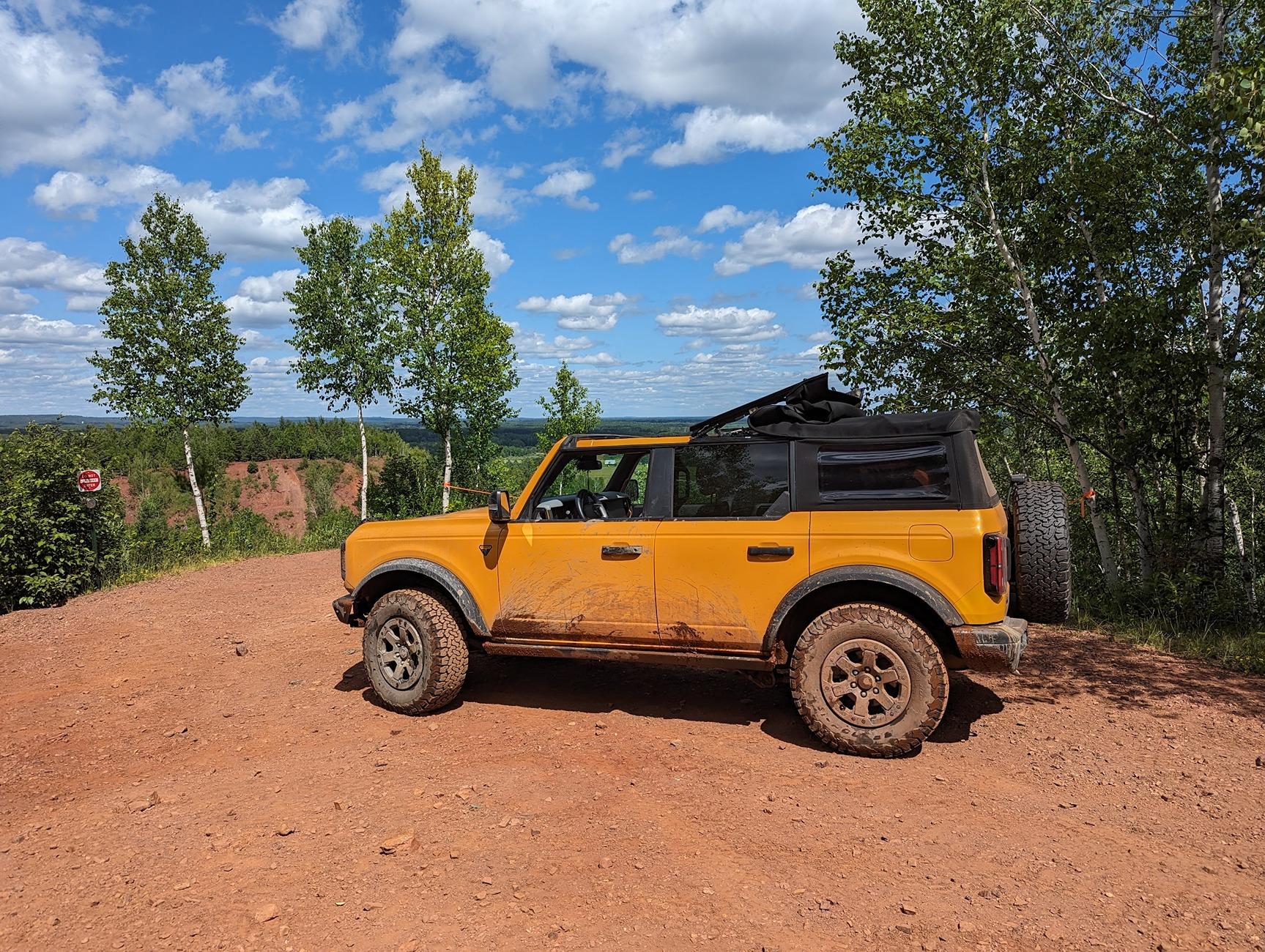 Ford Bronco Iron Range and Spider Lake Trails (MN) trip report bronco