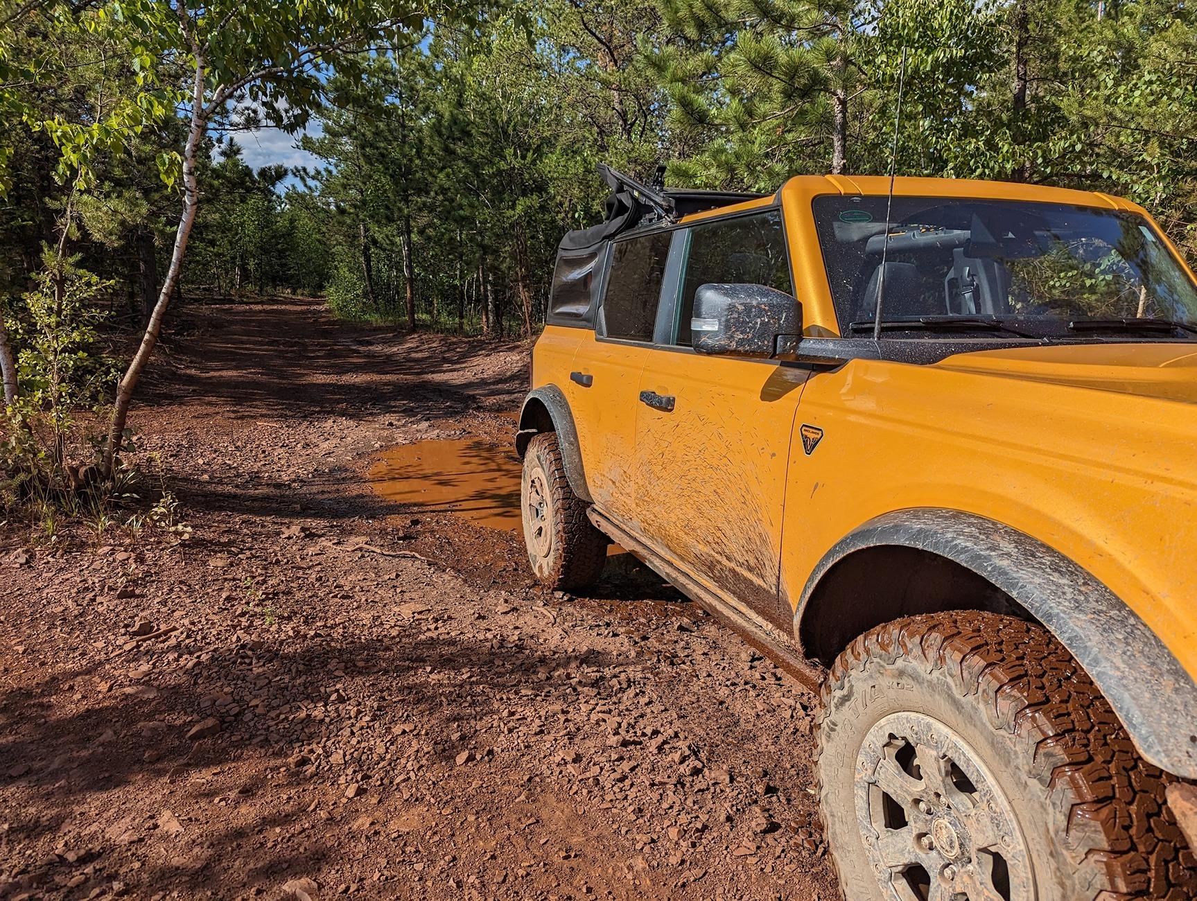 Ford Bronco Iron Range and Spider Lake Trails (MN) trip report bronco2