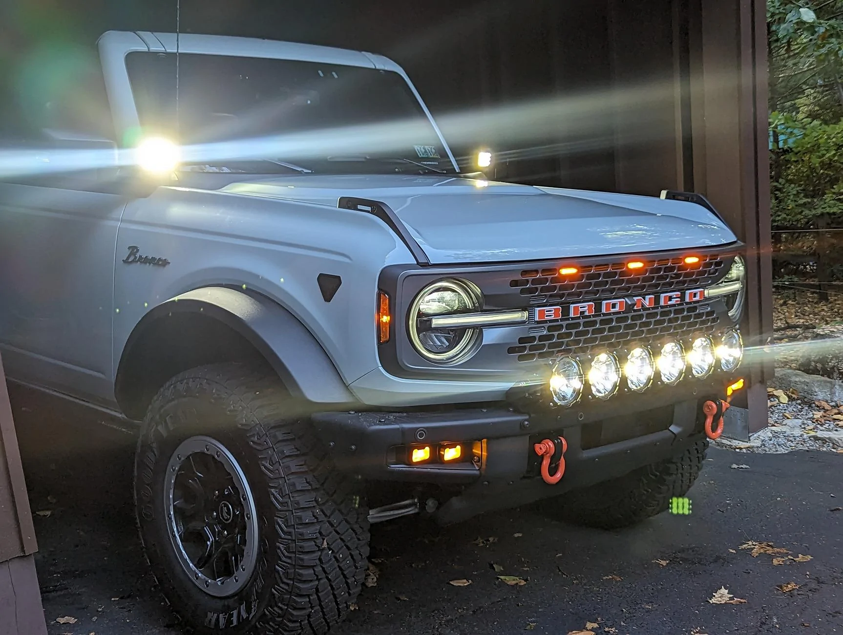 Ford Bronco Fog and Grill lights install labor costs. PXL_20230918_220523969