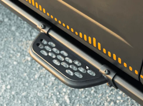 Ford Bronco Installing factory running boards on Badlands? 1606286839841