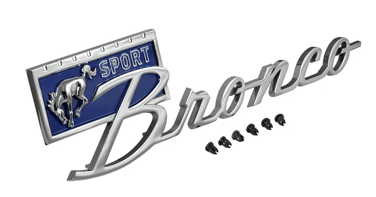 Ford Bronco Base lays claim to Iconic Script Bronco Badge!! 1606309025707