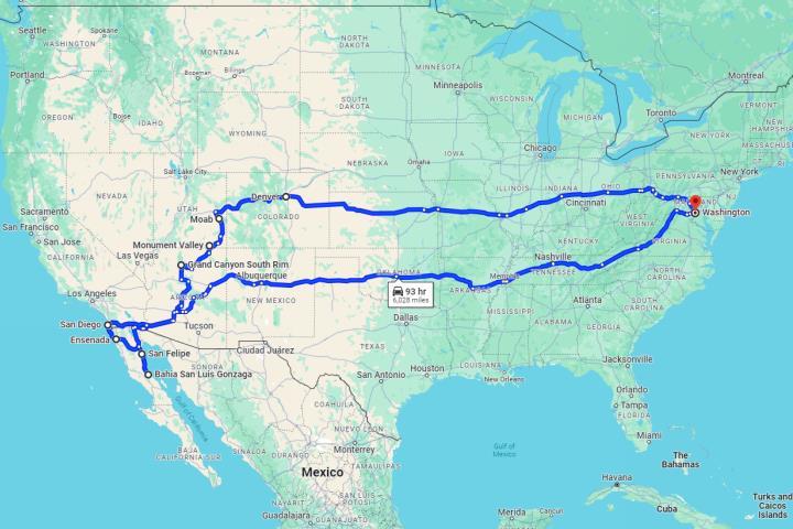 Ford Bronco From DC to Baja and back Document1