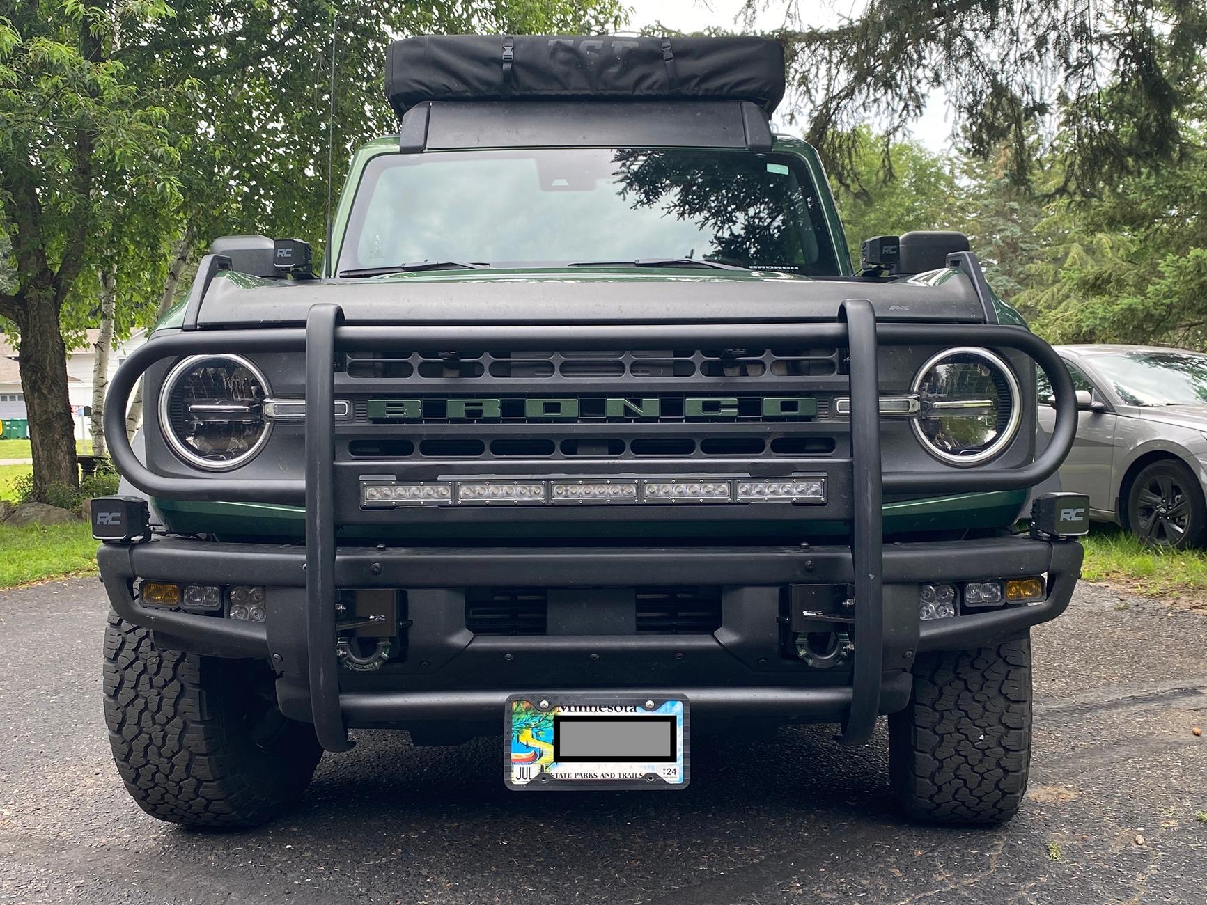 Ford Bronco What did you do TO / WITH your Bronco today? 👨🏻‍🔧🧰🚿🛠 grille1