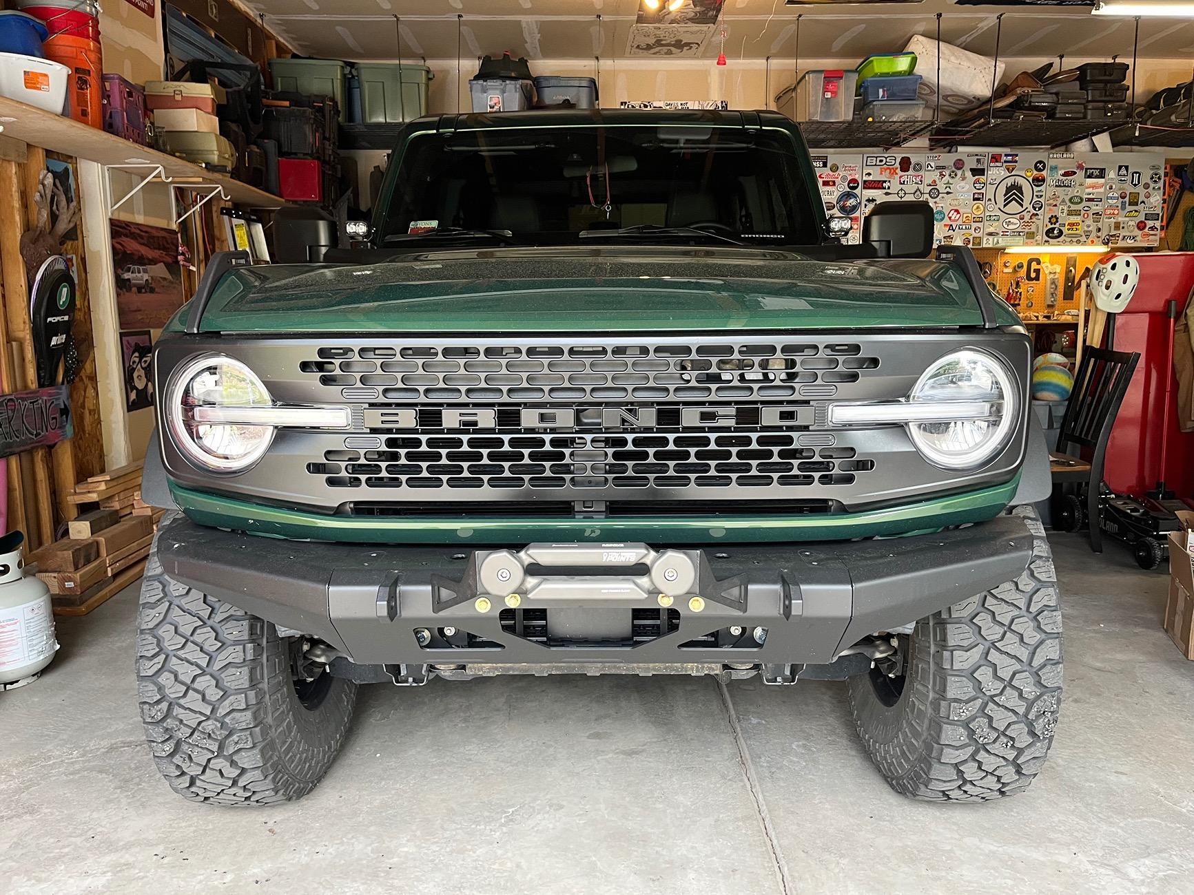 Ford Bronco Bronco Letters on Eruption Green IMG_1781