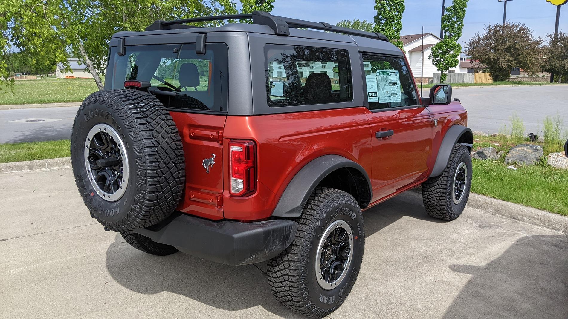 Ford Bronco Base Bronco Tint? 45231
