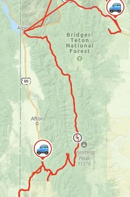 Ford Bronco Red Bandit rescues dog in Tetons and visits Yellowstone. 50k Mile Special Episode. Screenshot 2024-07-06 at 3.48.34 PM