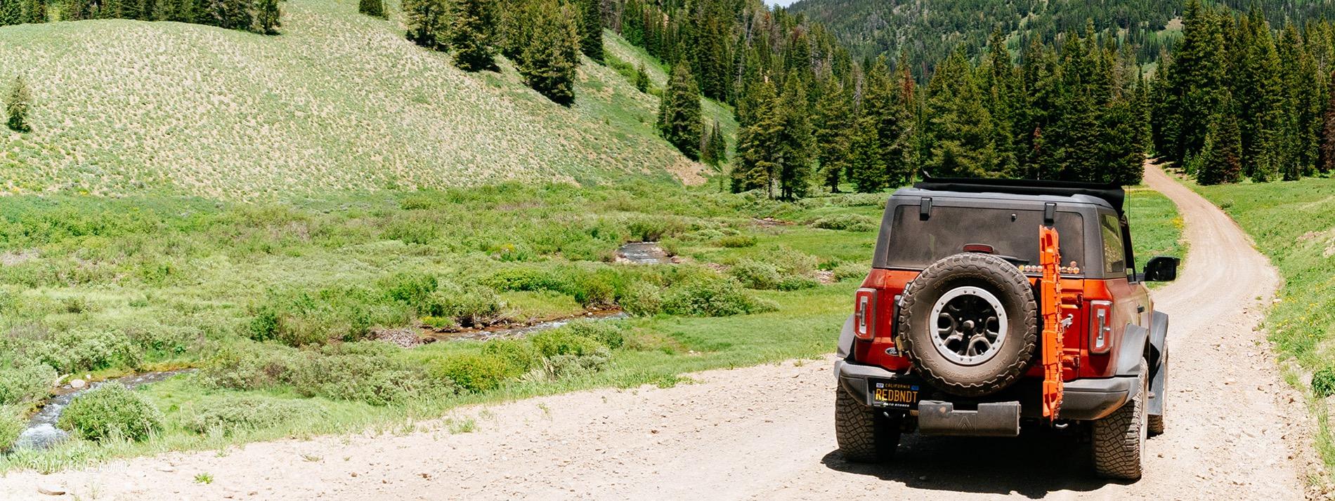 Ford Bronco Red Bandit rescues dog in Tetons and visits Yellowstone. 50k Mile Special Episode. DSC08829-Pano