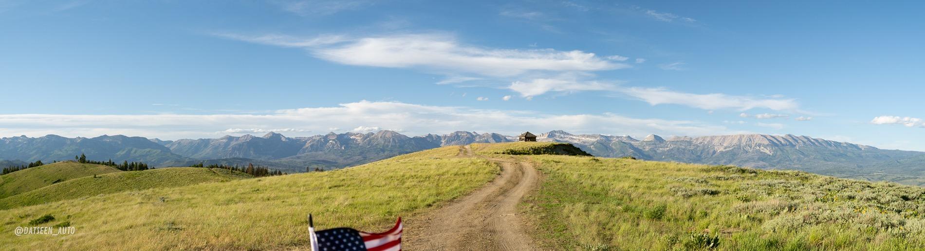 Ford Bronco Red Bandit rescues dog in Tetons and visits Yellowstone. 50k Mile Special Episode. DSC08910-Pano