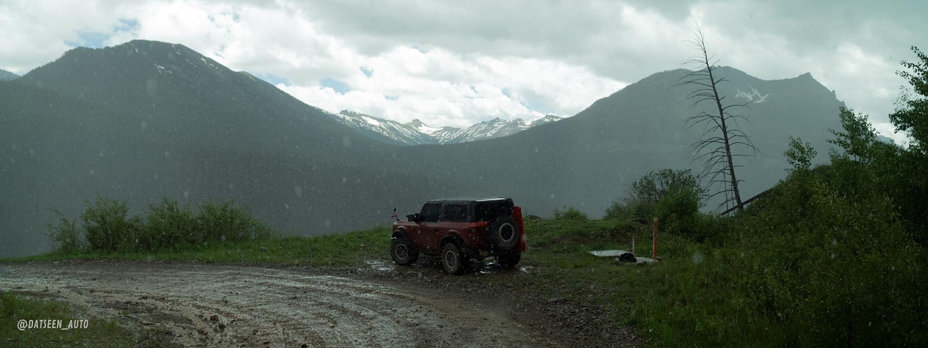 Ford Bronco Red Bandit rescues dog in Tetons and visits Yellowstone. 50k Mile Special Episode. DSC09919-Pano
