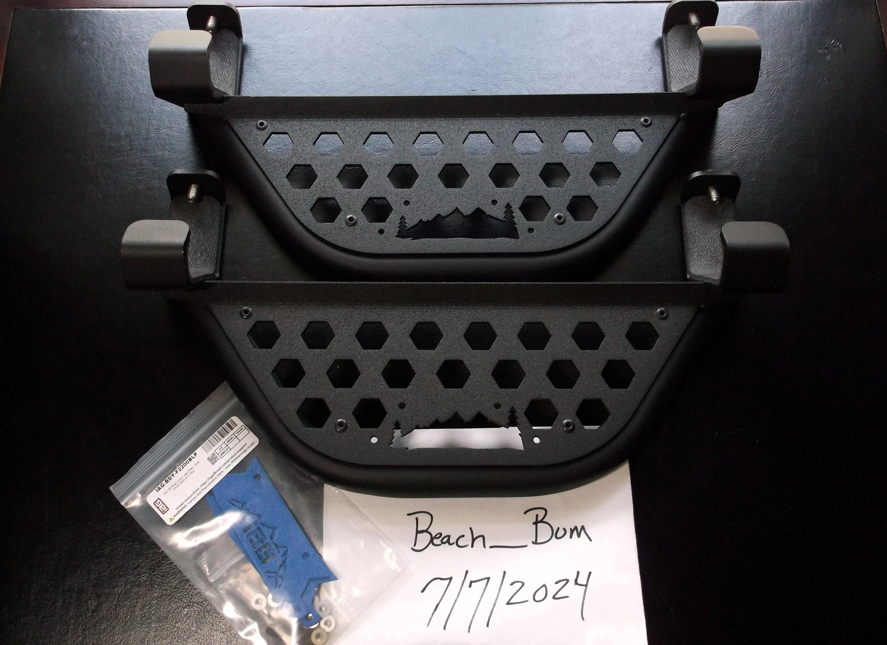 Florida - NEW IAG v2 Steps for OEM Rock Rails w/ Blue Accents *Reduced ...