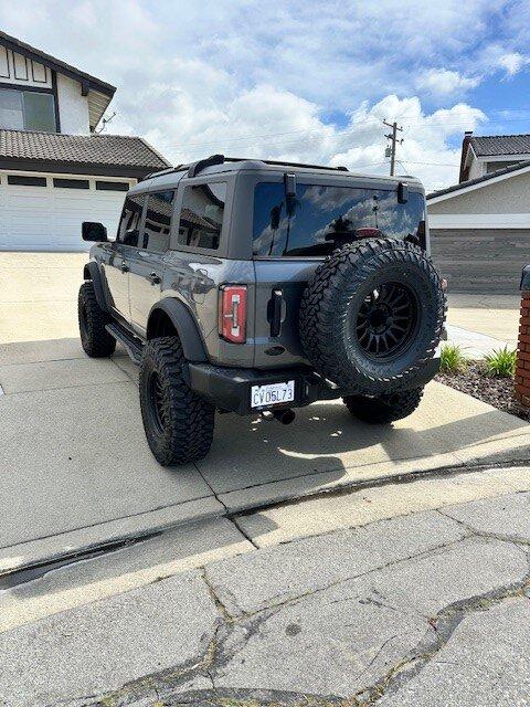 Ford Bronco 2024 Wildtrak delivered pic of rear