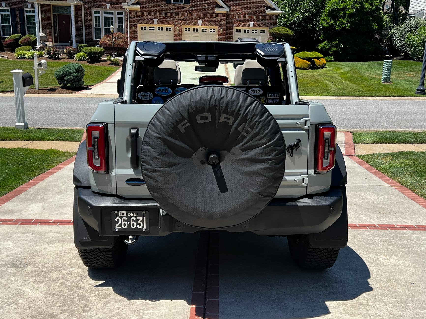 Ford Bronco Black oval emblem options? Bronco Rear 1