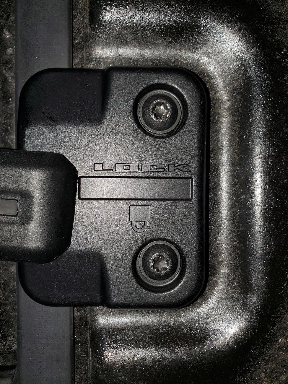 Ford Bronco Hardtop Panel Bracket Screws Stripped from the Factory Bronco Latch2