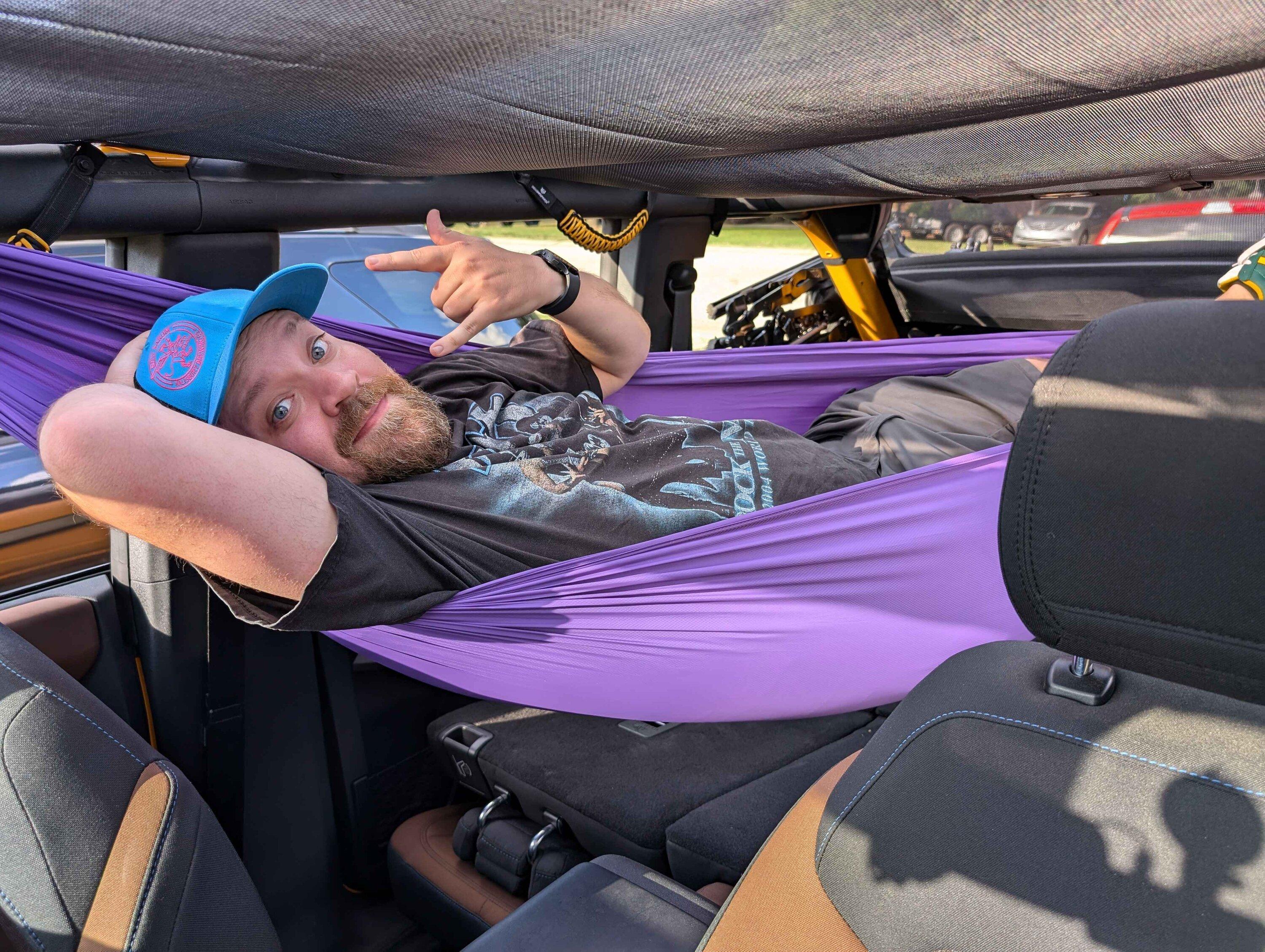 Ford Bronco Meraki Hammocks - I'm for it PXL_20240710_222926180