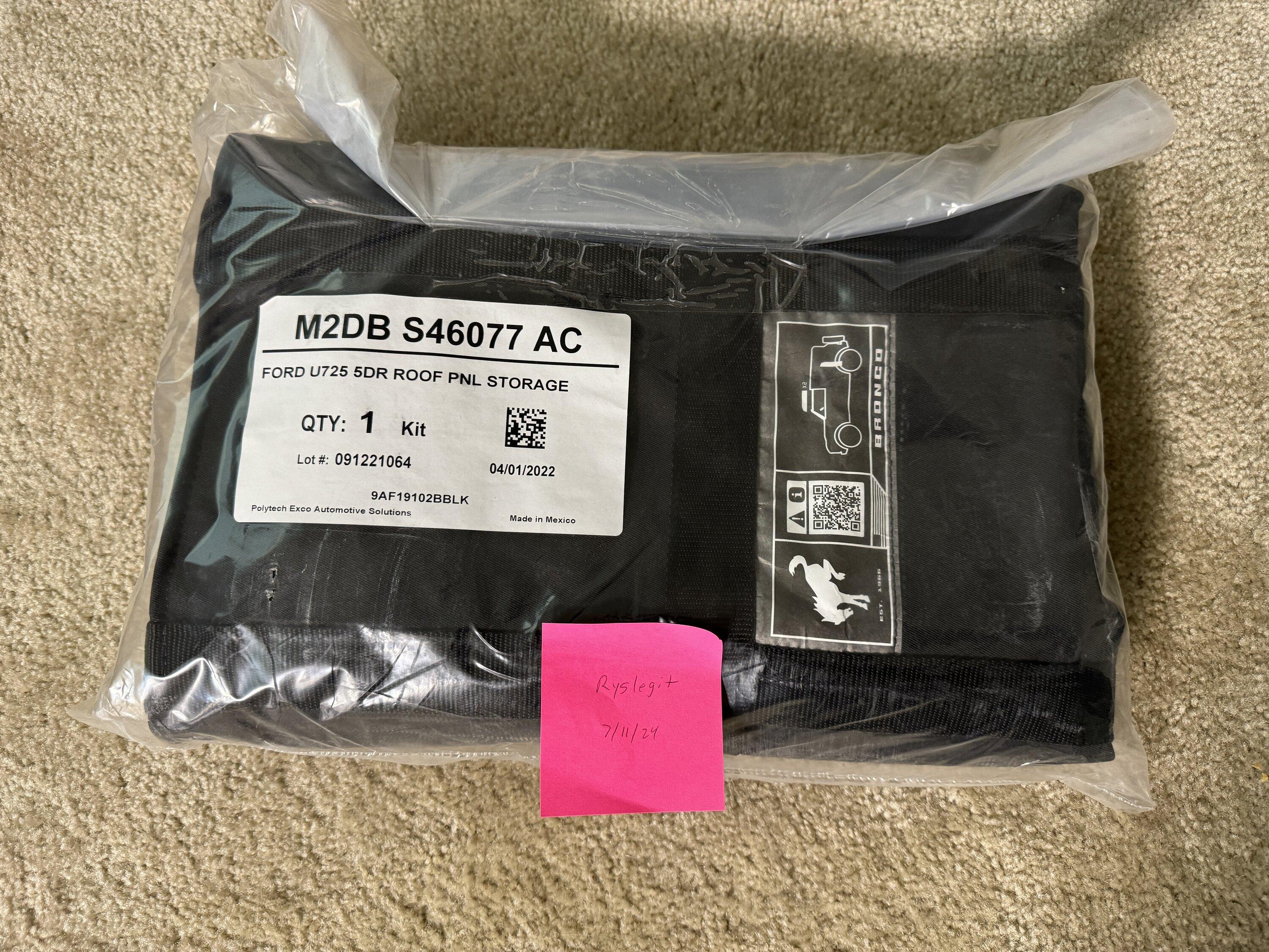 Ford Bronco Ford Bronco Hardtop Panel Storage Bag IMG_6169