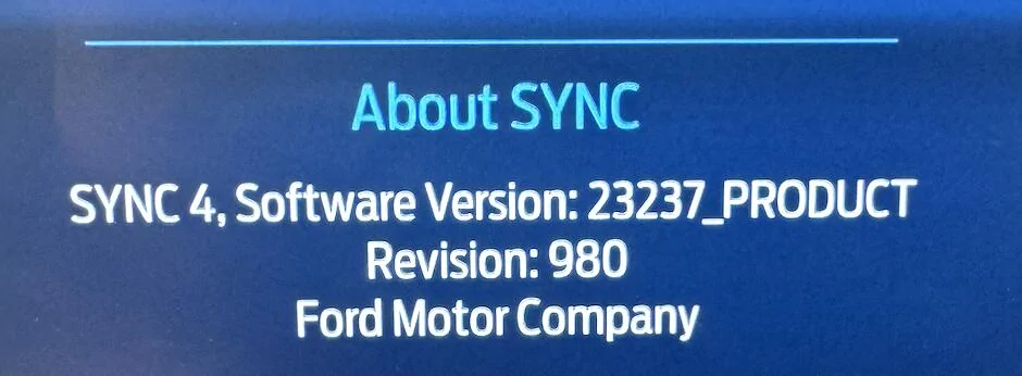 Ford Bronco Software current version check and OTA update issue? Screenshot 2024-07-11 at 13.32.39